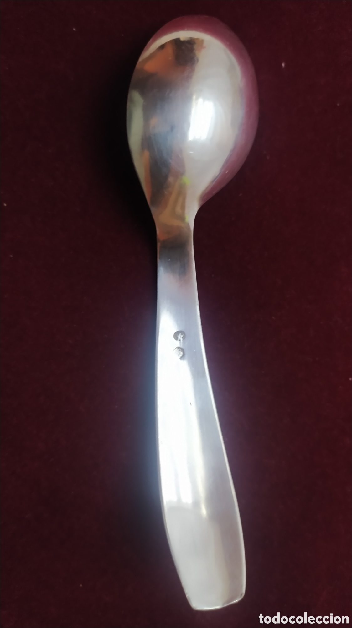 Antig&uuml;edades: Cucharilla plata beb&eacute; - Foto 2