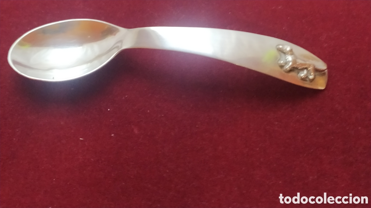 Antig&uuml;edades: Cucharilla plata beb&eacute; - Foto 4