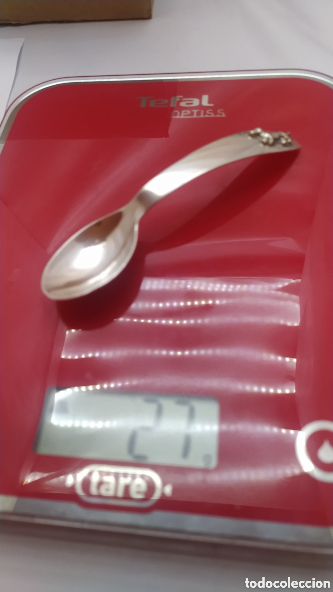 Antig&uuml;edades: Cucharilla plata beb&eacute; - Foto 5
