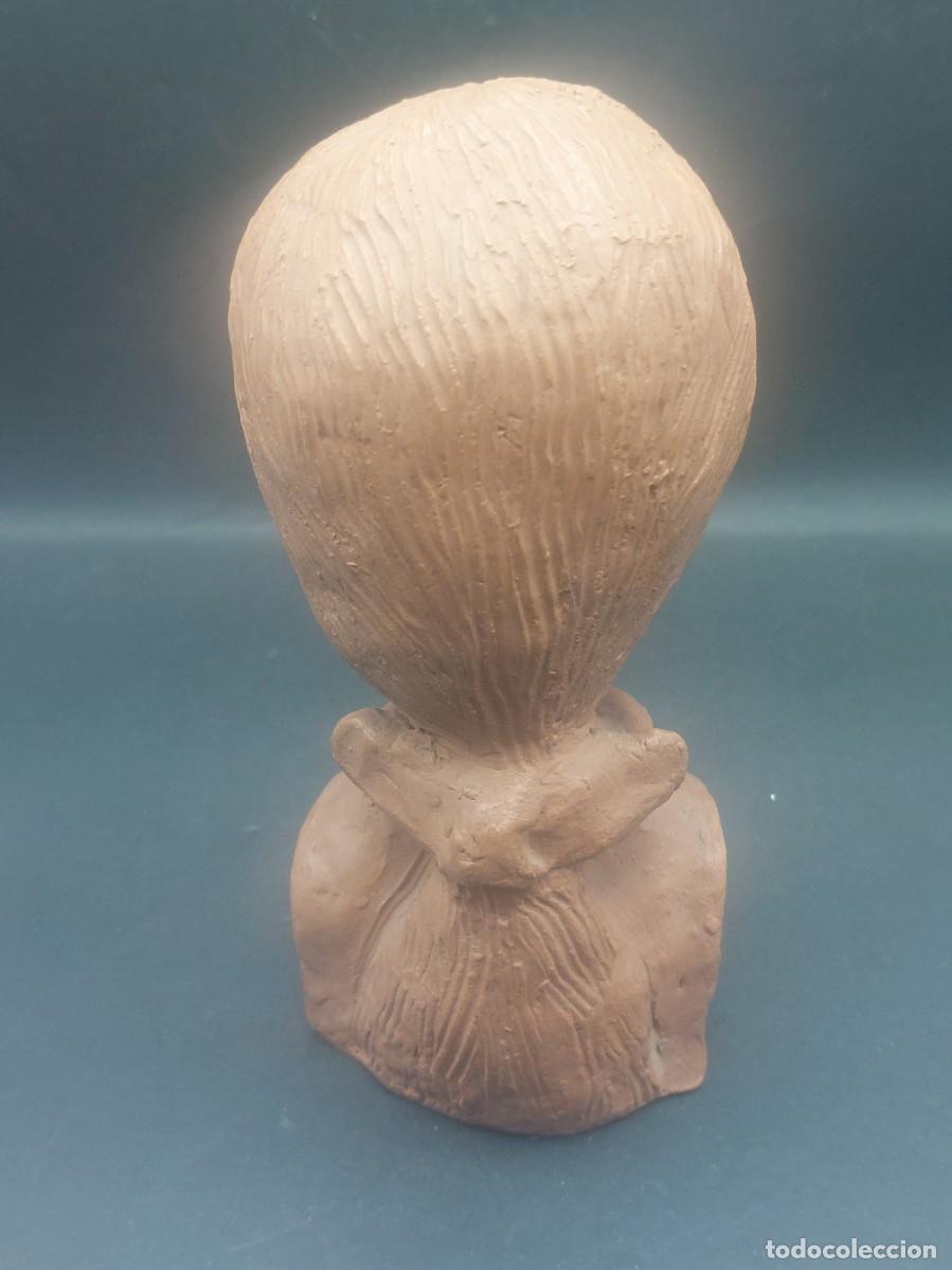 Antig&uuml;edades: ESCULTURA MUJER EN BARRO - Foto 3