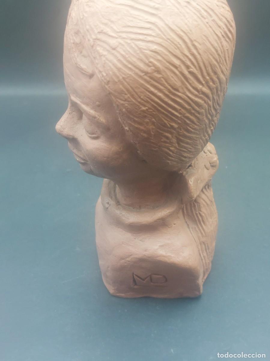 Antig&uuml;edades: ESCULTURA MUJER EN BARRO - Foto 5