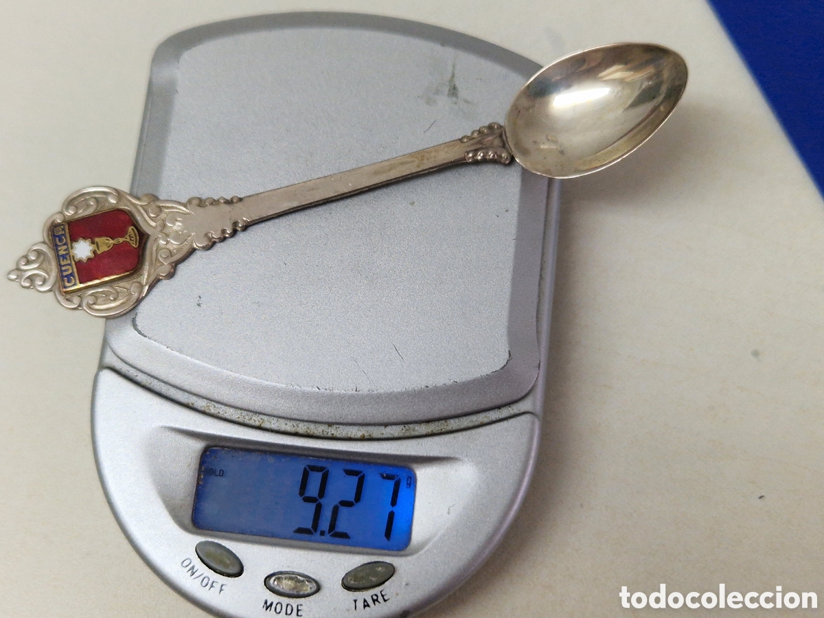 Antig&uuml;edades: CUCHARILLA DE PLATA DE CUENCA CONTRASTE - Foto 6
