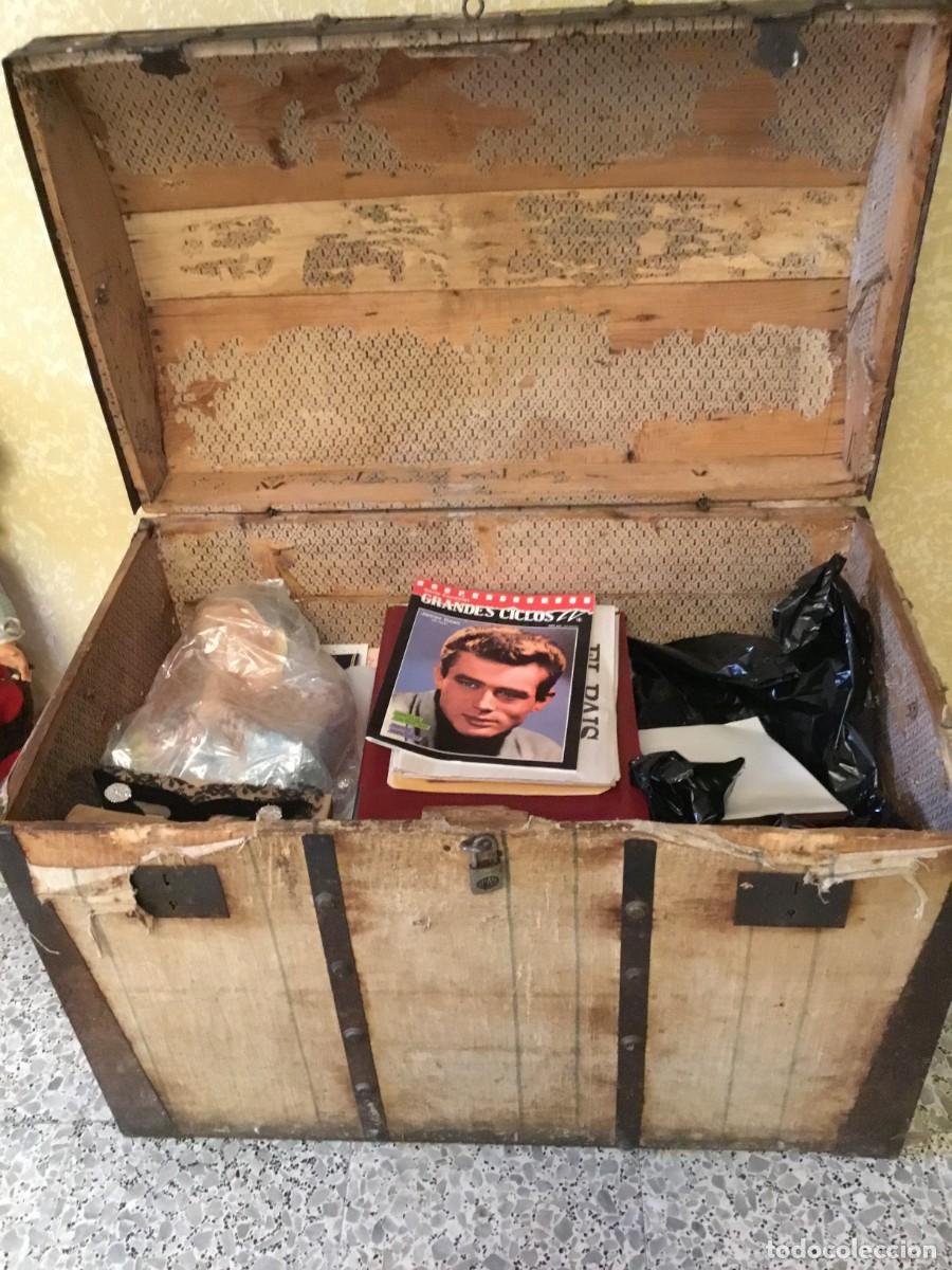 Antig&uuml;edades: Ba&uacute;l antiguo de madera - Foto 2