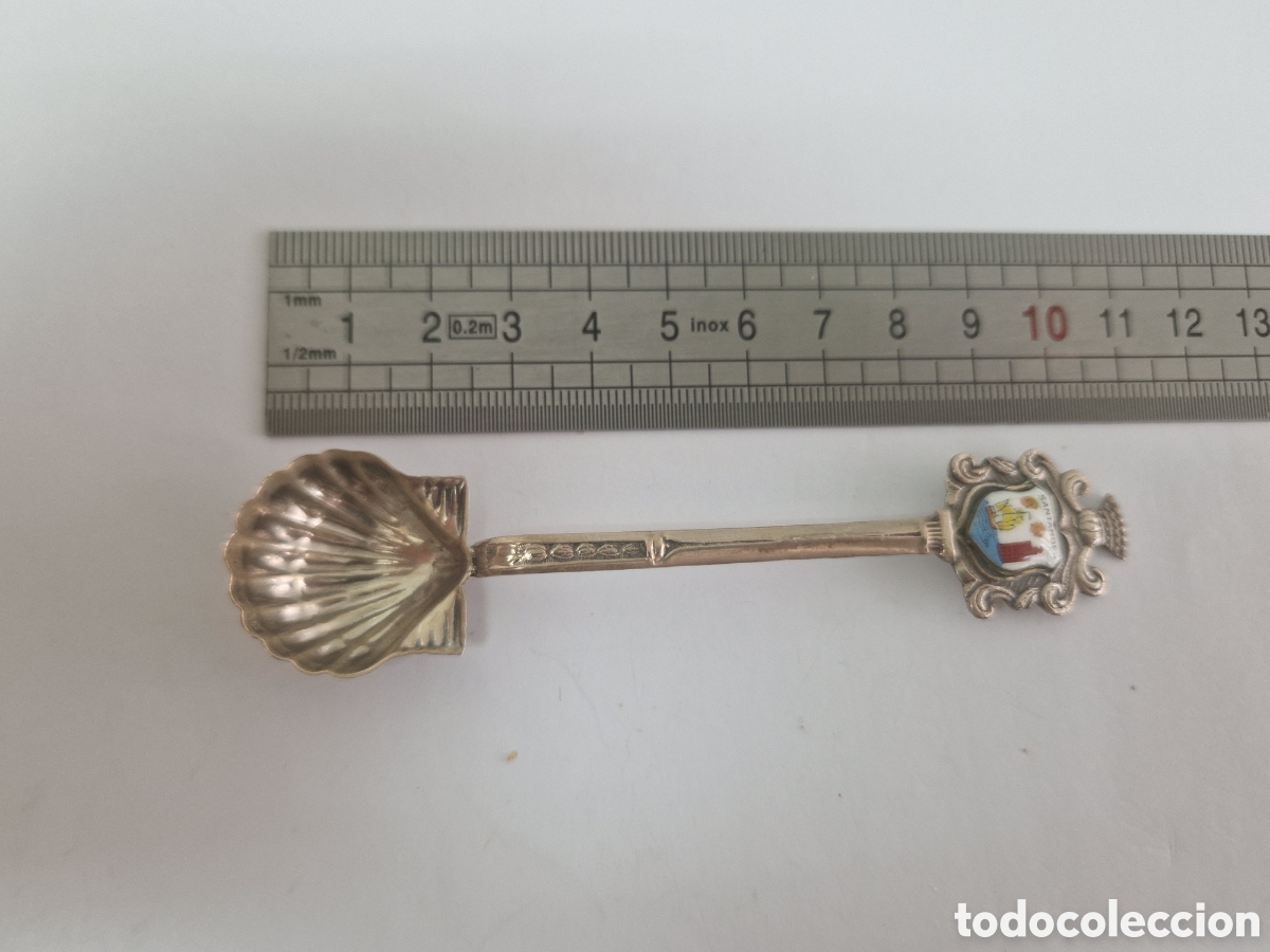 Antig&uuml;edades: CUCHARILLA DE PLATA SANTANDER - Foto 3
