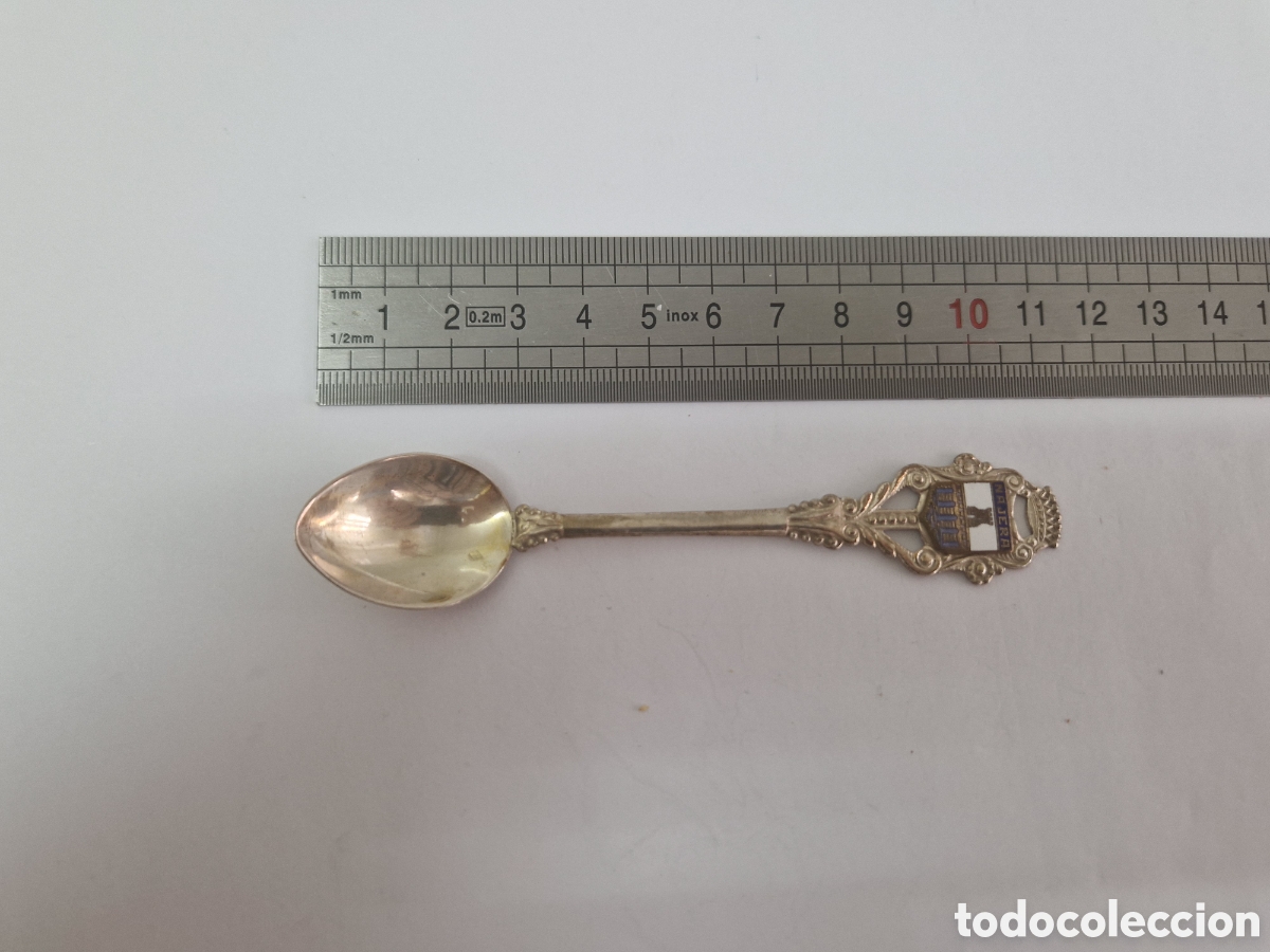 Antig&uuml;edades: CUCHARILLA DE PLATA DE LONDRES - Foto 4