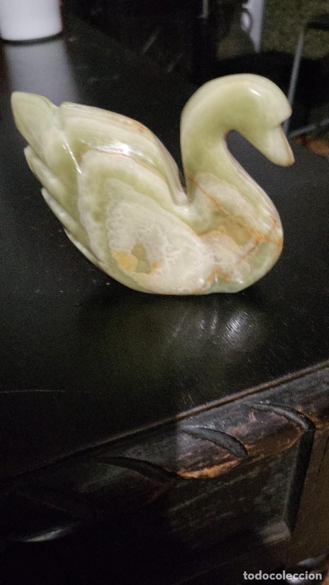 Antig&uuml;edades: cisne de marmol tallado 1970 - Foto 1