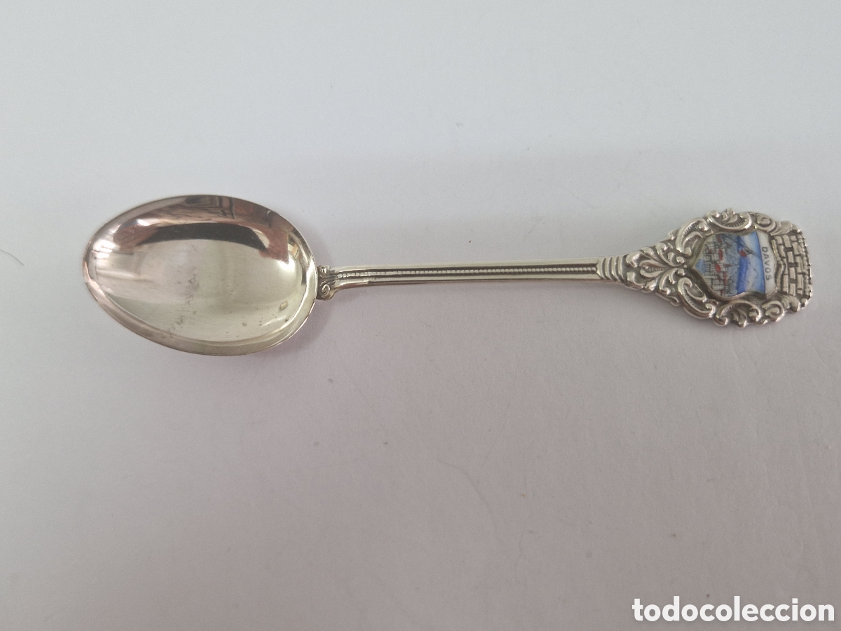 Antig&uuml;edades: CUCHARILLA DE PLATA DAVOS CONTRASTE - Foto 2