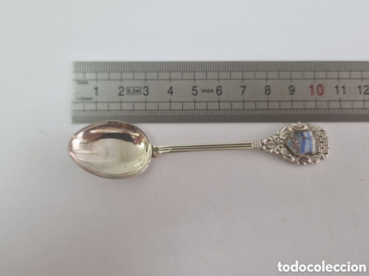 Antig&uuml;edades: CUCHARILLA DE PLATA DAVOS CONTRASTE - Foto 3