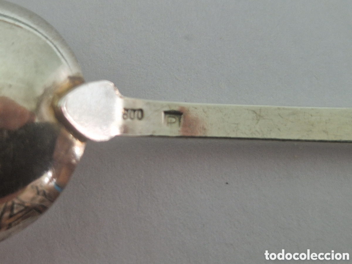 Antig&uuml;edades: CUCHARILLA DE PLATA DAVOS CONTRASTE - Foto 4