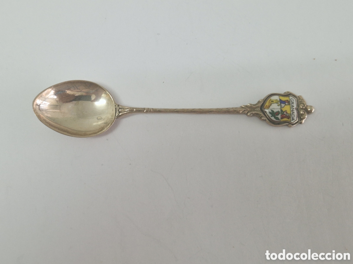 Antig&uuml;edades: CUCHARILLA DE PLATA GRANADA CONTRASTES - Foto 2