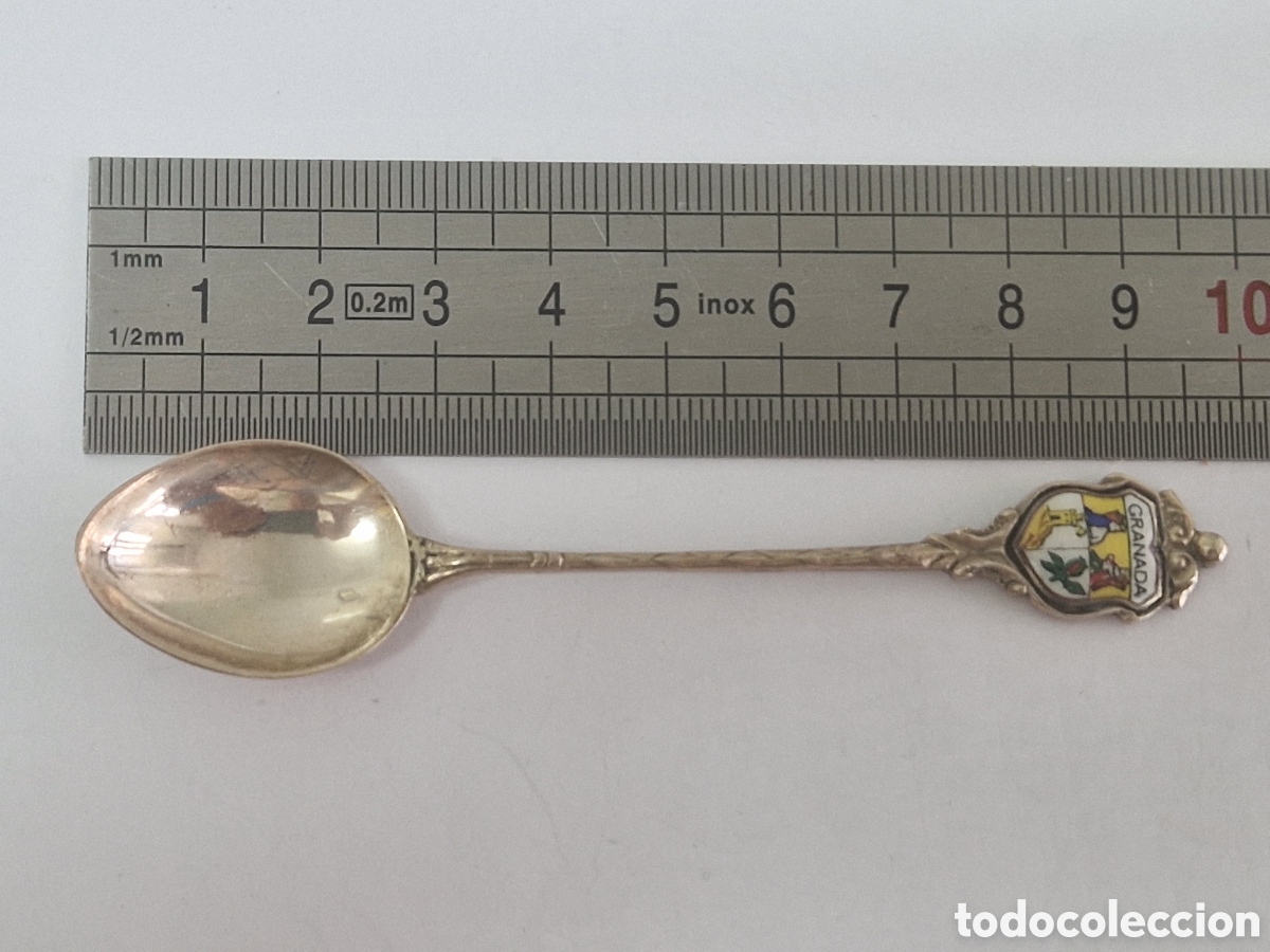 Antig&uuml;edades: CUCHARILLA DE PLATA GRANADA CONTRASTES - Foto 4