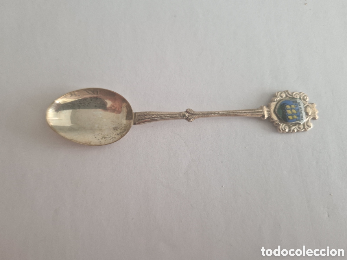 Antig&uuml;edades: CUCHARILLA DE PLATA SAN SEBASTIAN - Foto 2