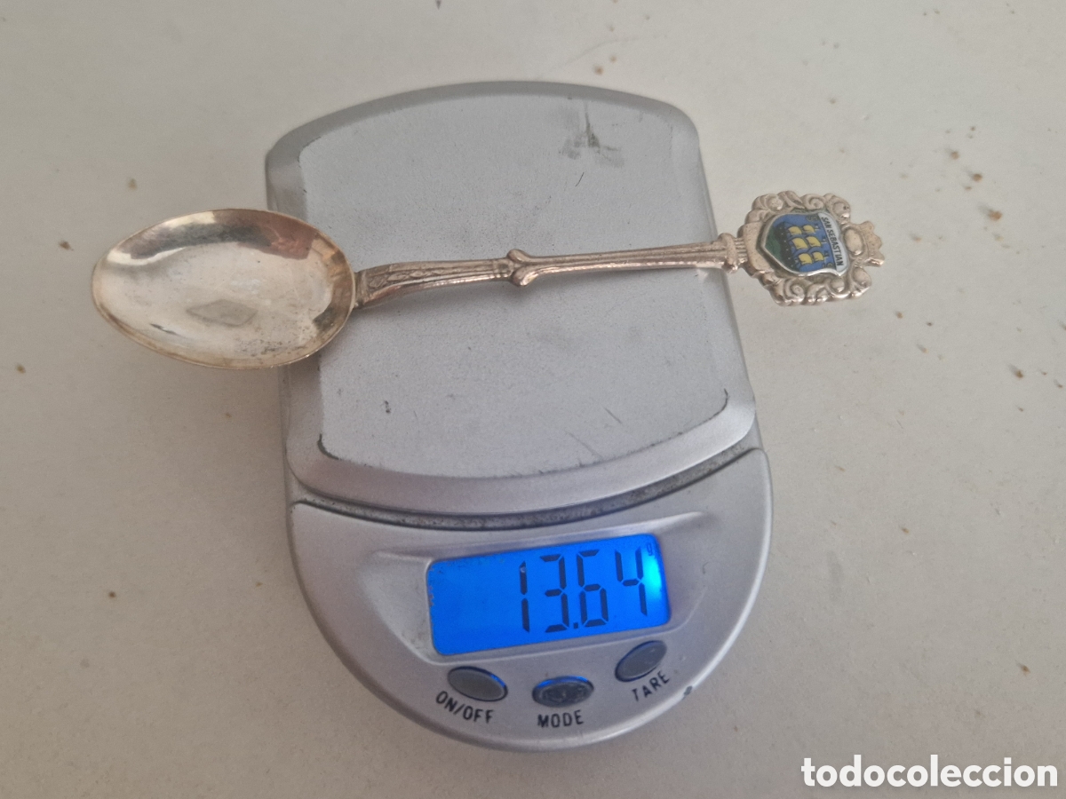 Antig&uuml;edades: CUCHARILLA DE PLATA SAN SEBASTIAN - Foto 5