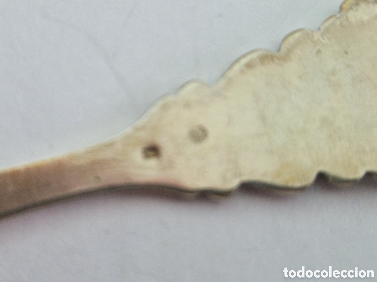 Antig&uuml;edades: CUCHARILLA DE PLATA CACERES CONTRASTES - Foto 4