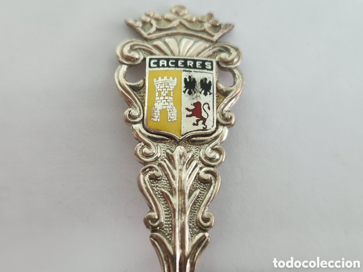 Antig&uuml;edades: CUCHARILLA DE PLATA CACERES CONTRASTES - Foto 1