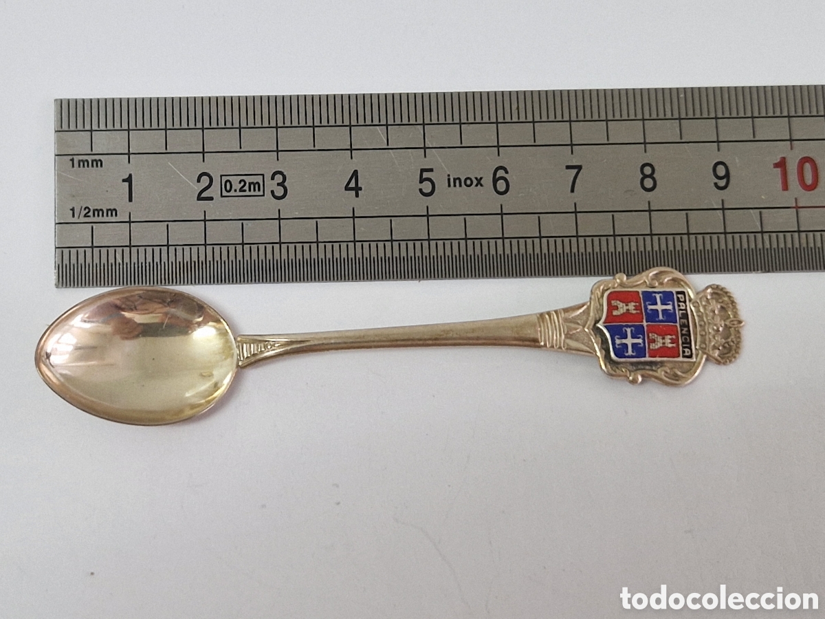 Antig&uuml;edades: CUCHARILLA DE PLATA PALENCIA CONTRASTE - Foto 3