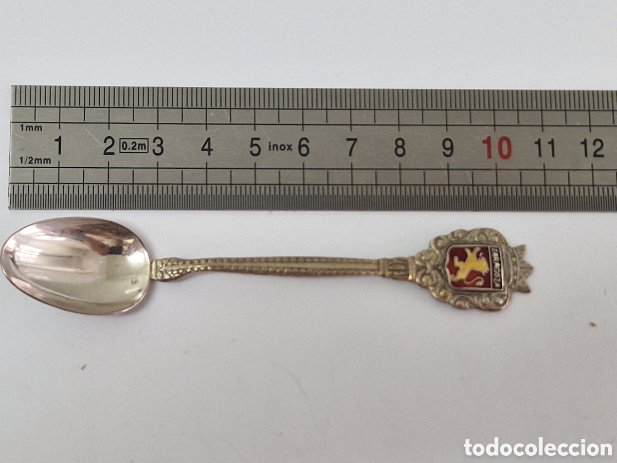 Antig&uuml;edades: CUCHARILLA DE PLATA ZARAGOZA CONTRASTES - Foto 4