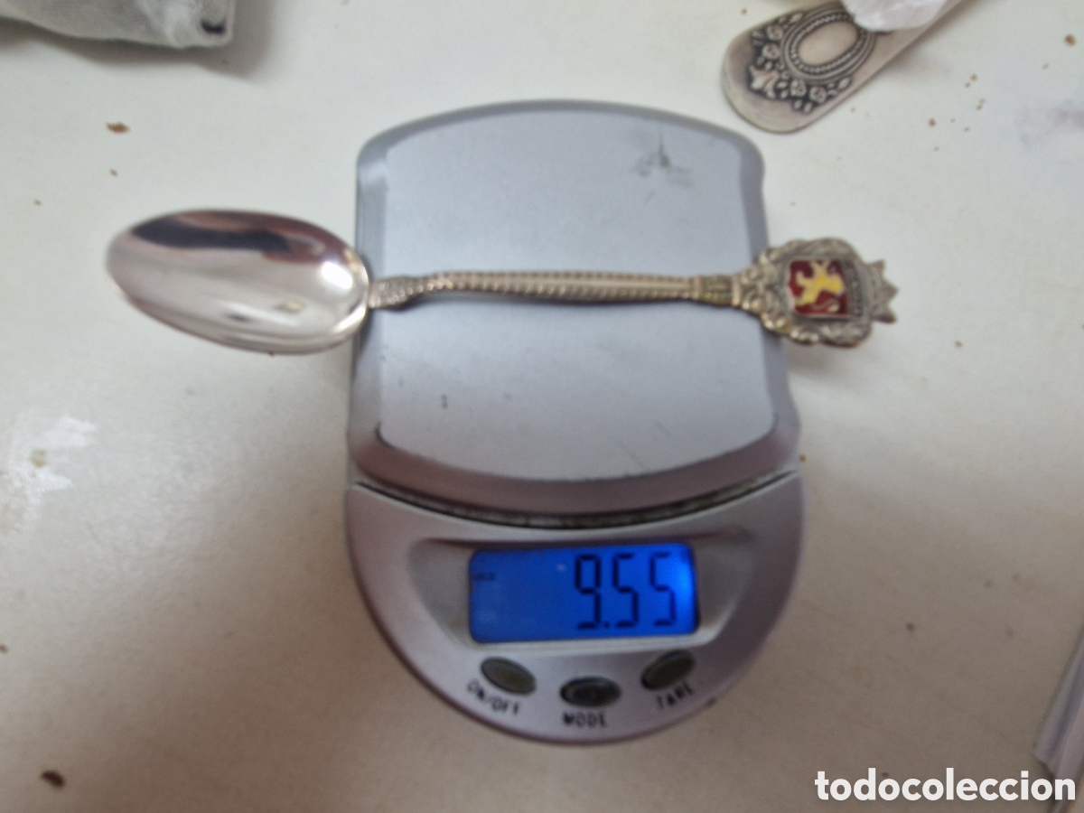 Antig&uuml;edades: CUCHARILLA DE PLATA ZARAGOZA CONTRASTES - Foto 5