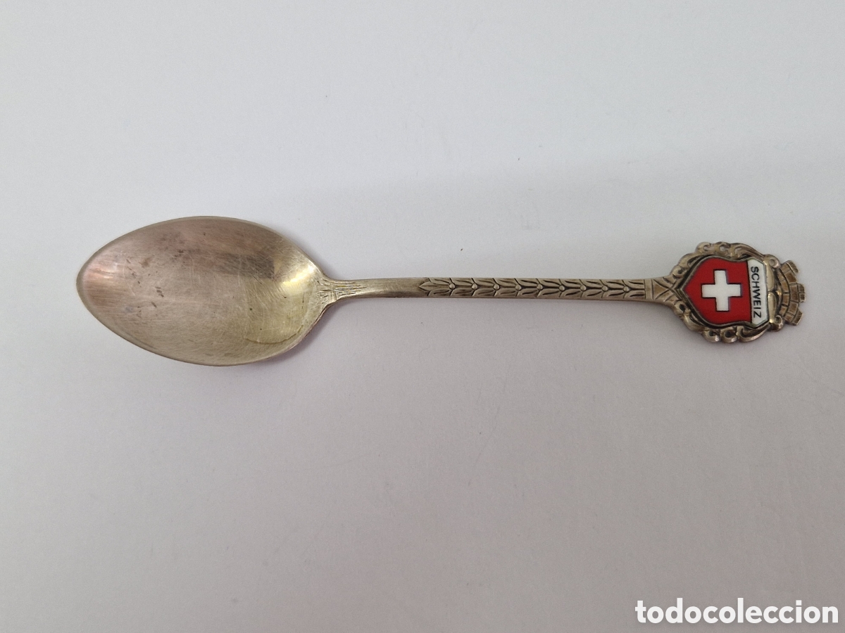 Antig&uuml;edades: CUCHARILLA PLATA SCHWEIZ CONTRASTE - Foto 3
