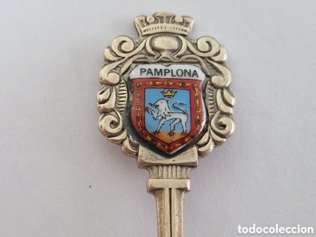 Antig&uuml;edades: CUCHARILLA DE PLATA PANPLONA CONTRASTE - Foto 1
