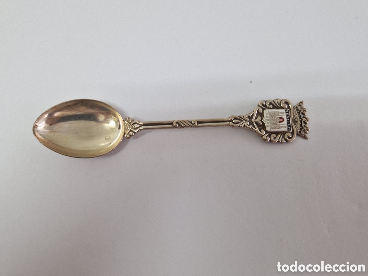 Antig&uuml;edades: CUCHARILLA DE PLATA SEVILLA CONTRASTE - Foto 2