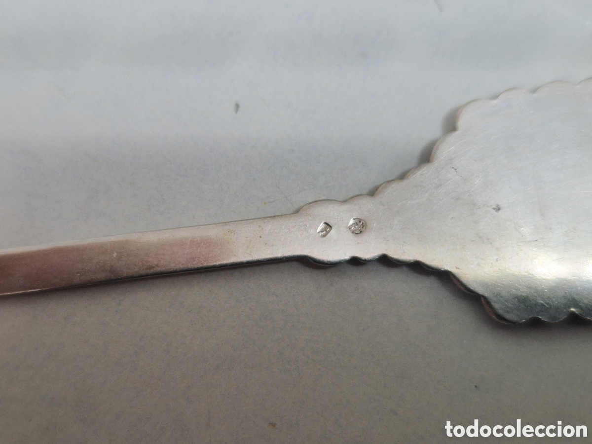 Antig&uuml;edades: CUCHARRILLA DE PLATA ARANDA CONTRASTE - Foto 4