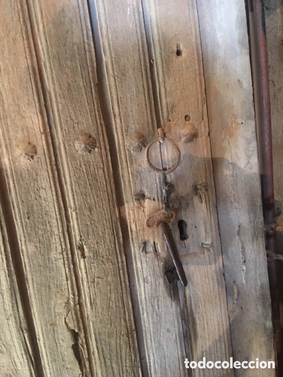 Antig&uuml;edades: Puerta antigua madera - Foto 2