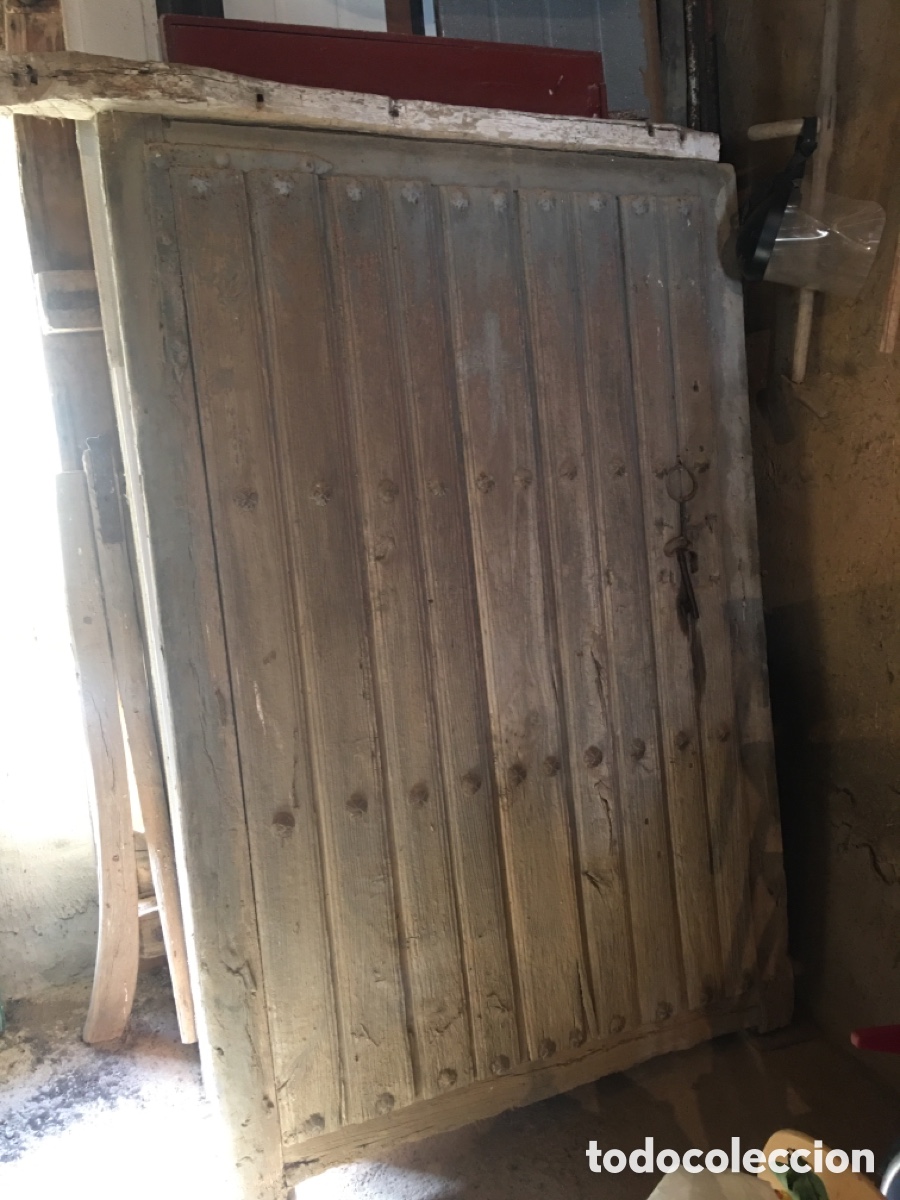 Antig&uuml;edades: Puerta antigua madera - Foto 1