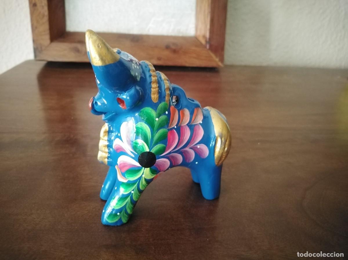 Antig&uuml;edades: Torito Pucar&aacute;. Per&uacute;, pintado a mano. - Foto 2