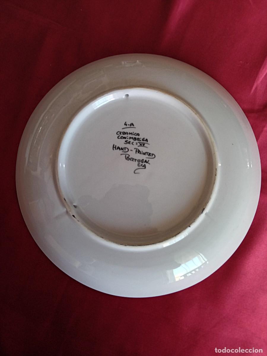 Antig&uuml;edades: Plato de cer&aacute;mica con p&aacute;jaro - Foto 3