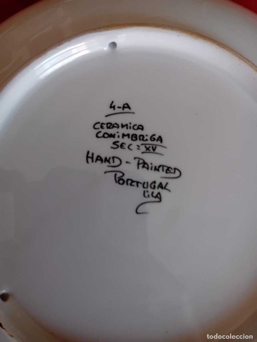 Antig&uuml;edades: Plato de cer&aacute;mica con p&aacute;jaro - Foto 4