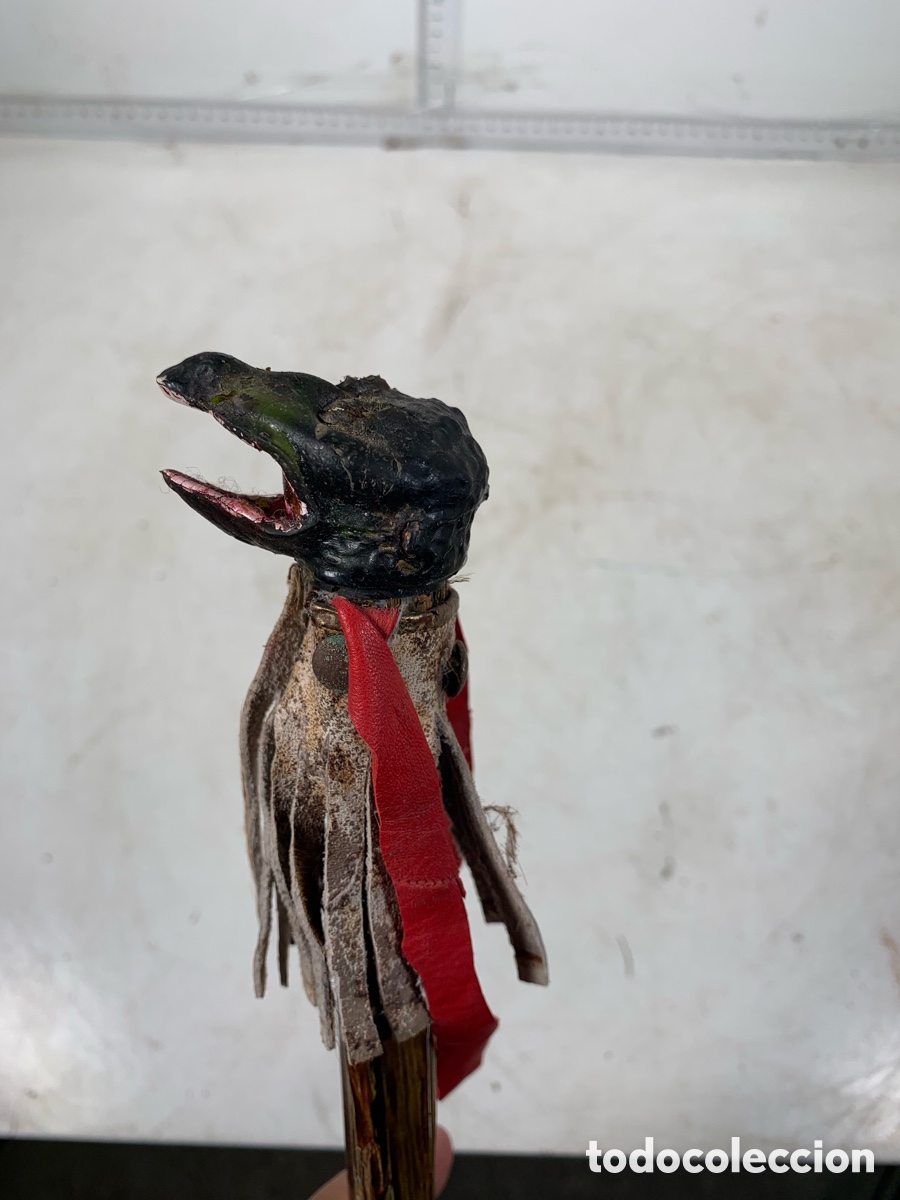 Antig&uuml;edades: 01_ bast&oacute;n cabeza bestia - Foto 4
