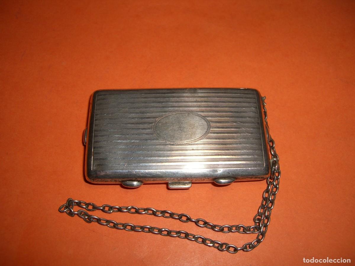 Antig&uuml;edades: ESTUCHE POLVERA MAQUILLAJE DE PLATA DE LEY - Foto 1
