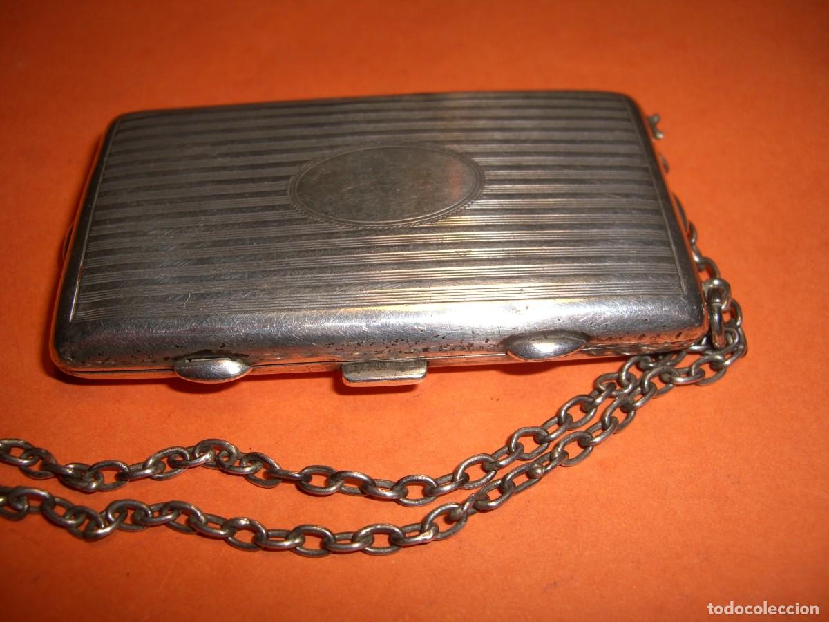 Antig&uuml;edades: ESTUCHE POLVERA MAQUILLAJE DE PLATA DE LEY - Foto 2