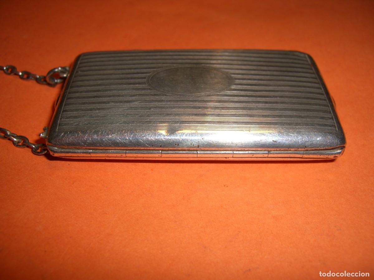 Antig&uuml;edades: ESTUCHE POLVERA MAQUILLAJE DE PLATA DE LEY - Foto 4