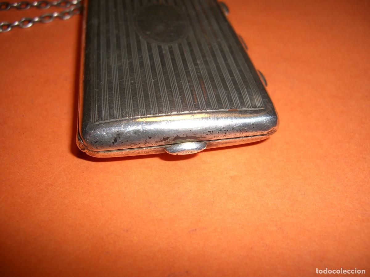 Antig&uuml;edades: ESTUCHE POLVERA MAQUILLAJE DE PLATA DE LEY - Foto 5