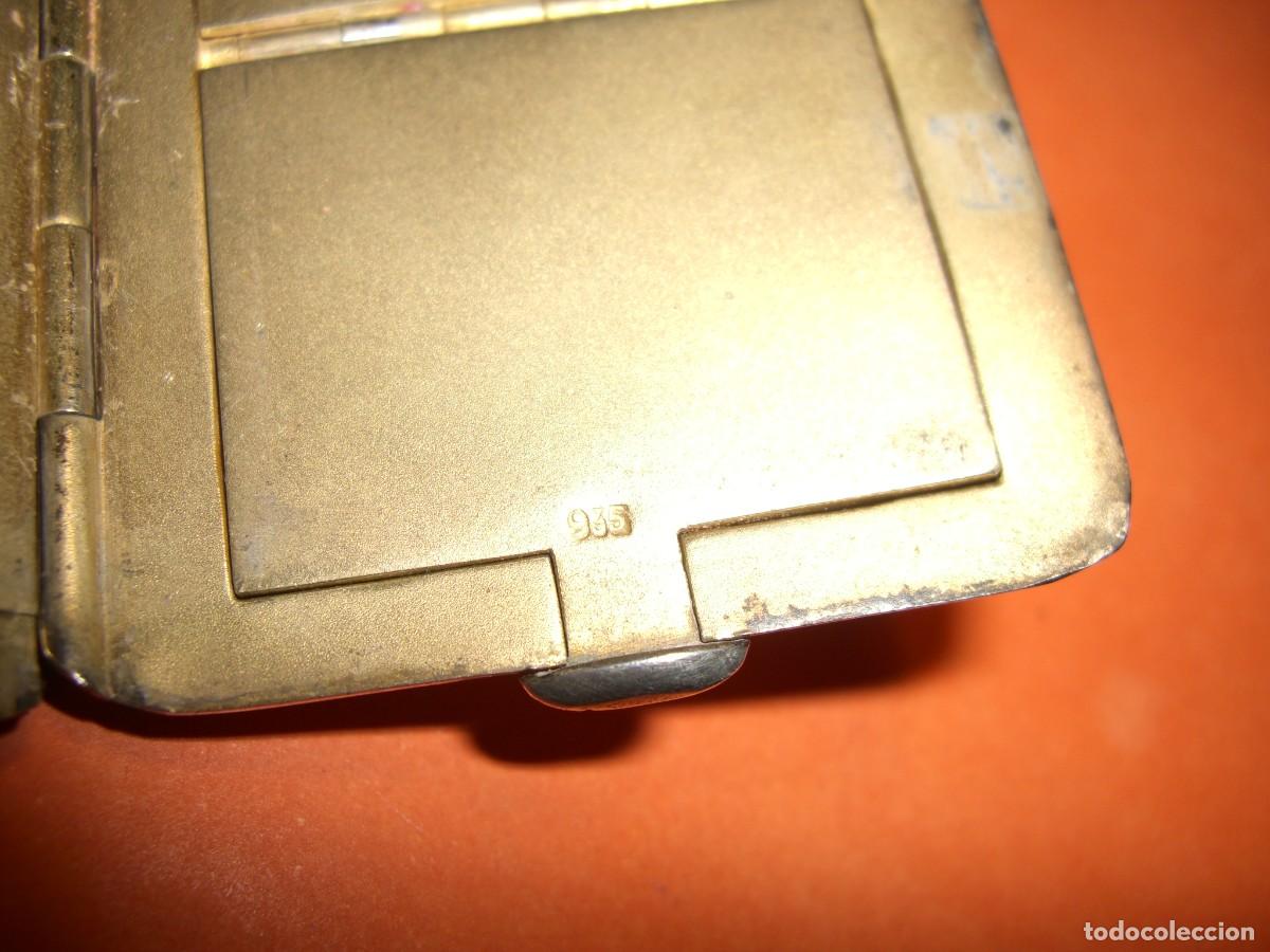 Antig&uuml;edades: ESTUCHE POLVERA MAQUILLAJE DE PLATA DE LEY - Foto 7