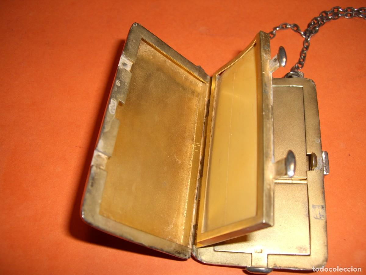 Antig&uuml;edades: ESTUCHE POLVERA MAQUILLAJE DE PLATA DE LEY - Foto 10