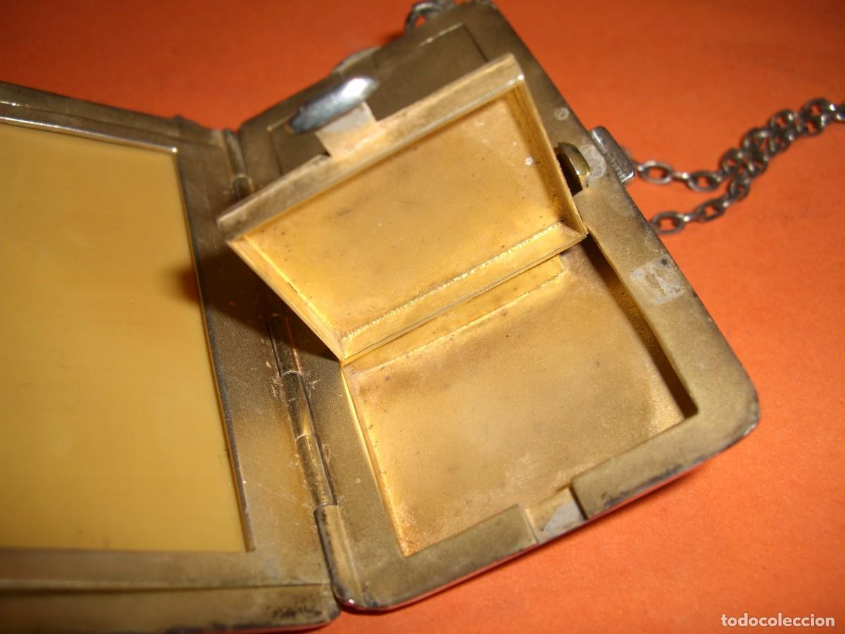 Antig&uuml;edades: ESTUCHE POLVERA MAQUILLAJE DE PLATA DE LEY - Foto 12