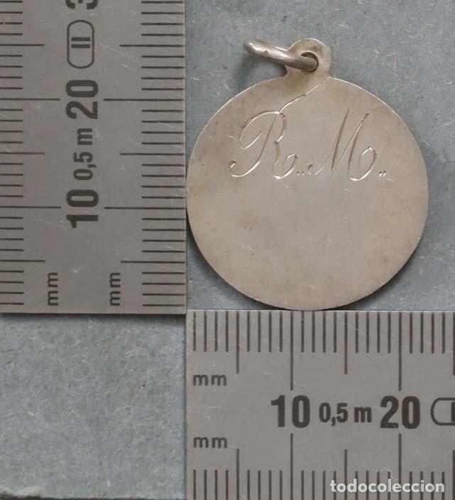Antig&uuml;edades: MEDALLA. VIRGEN CON EL NI&Ntilde;O. PLATA - Foto 2