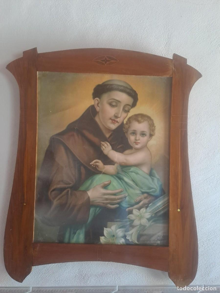 Antig&uuml;edades: MARCO ANTIGUO CON L&Aacute;MINA - Foto 3