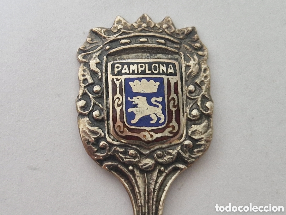Antig&uuml;edades: CUCHARILLA DE PLATA DE PANPLONA CONTRASTE - Foto 1