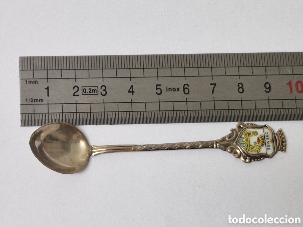 Antig&uuml;edades: CUCHARILLA DE PLATA DE ORENSE CONTRASTE - Foto 3