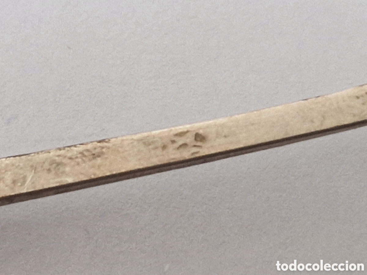 Antig&uuml;edades: CUCHARILLA DE PLATA DE ORENSE CONTRASTE - Foto 4