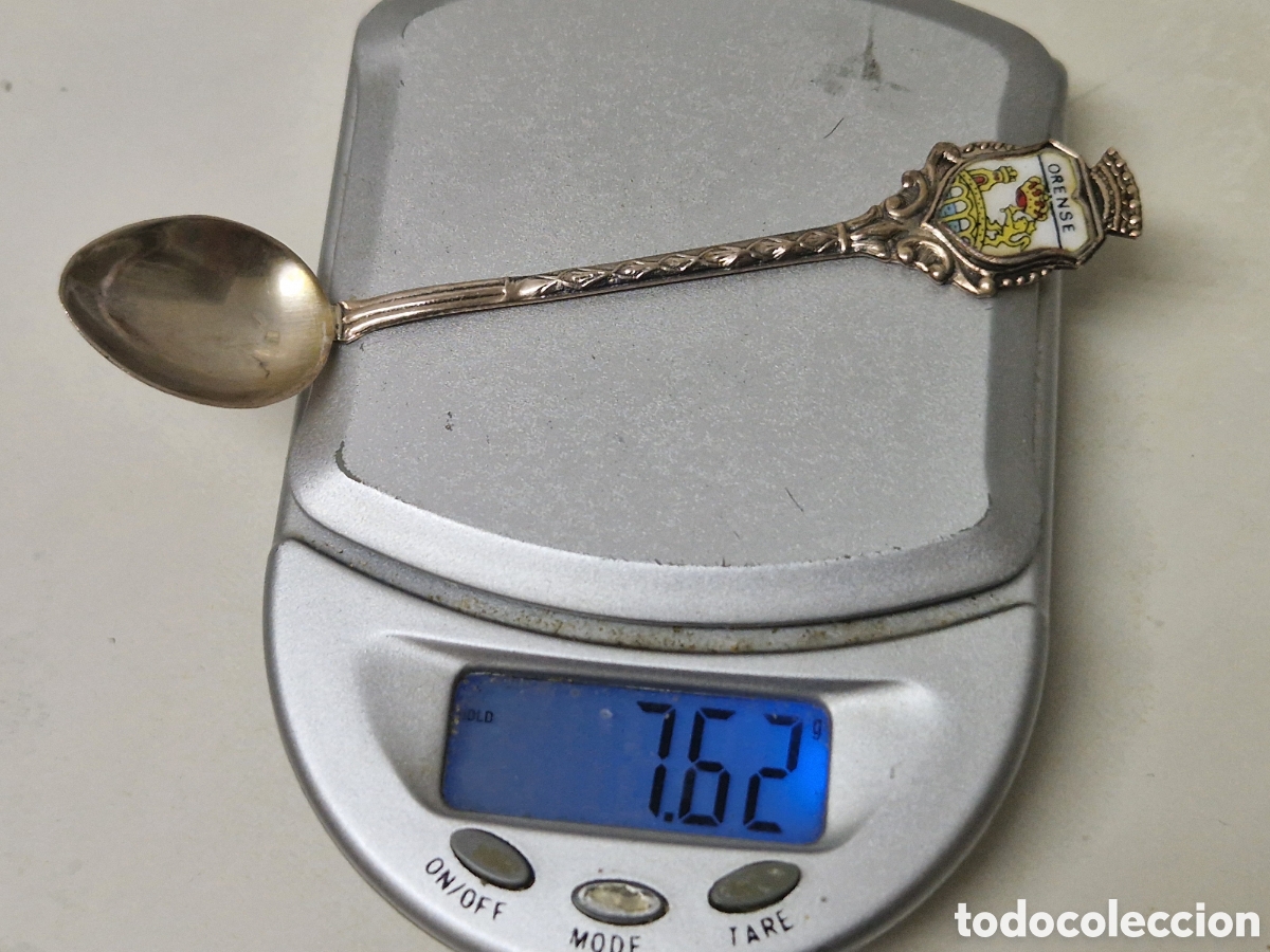 Antig&uuml;edades: CUCHARILLA DE PLATA DE ORENSE CONTRASTE - Foto 5