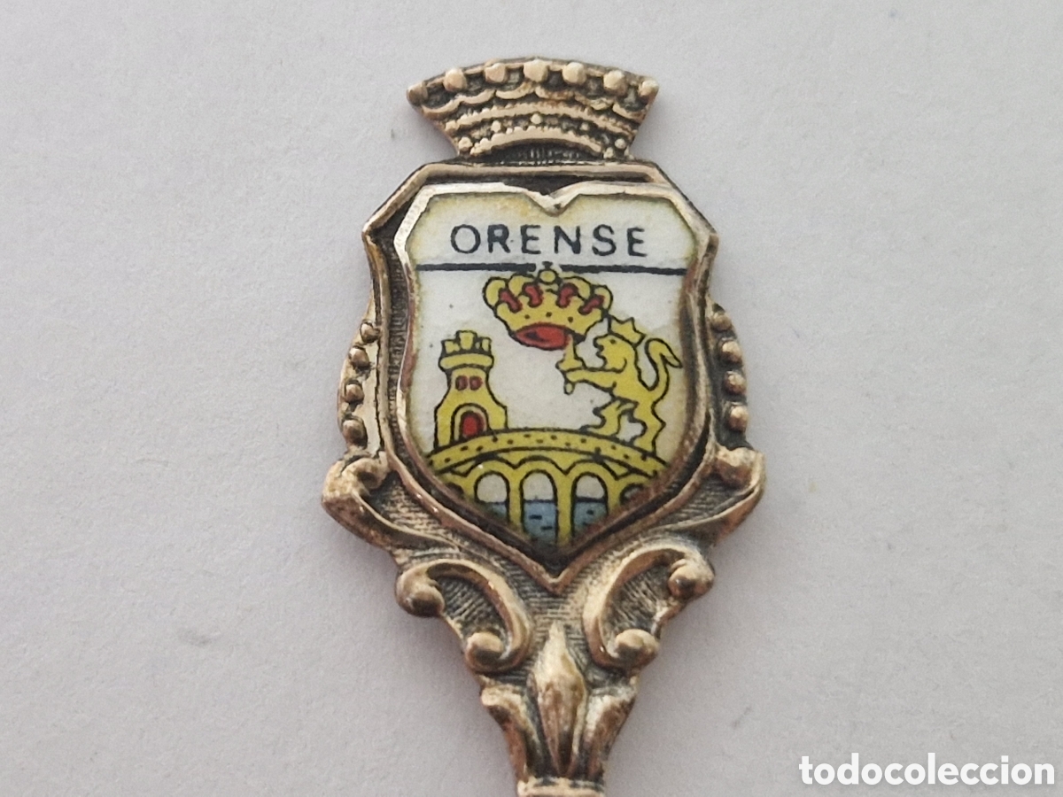 Antig&uuml;edades: CUCHARILLA DE PLATA DE ORENSE CONTRASTE - Foto 1