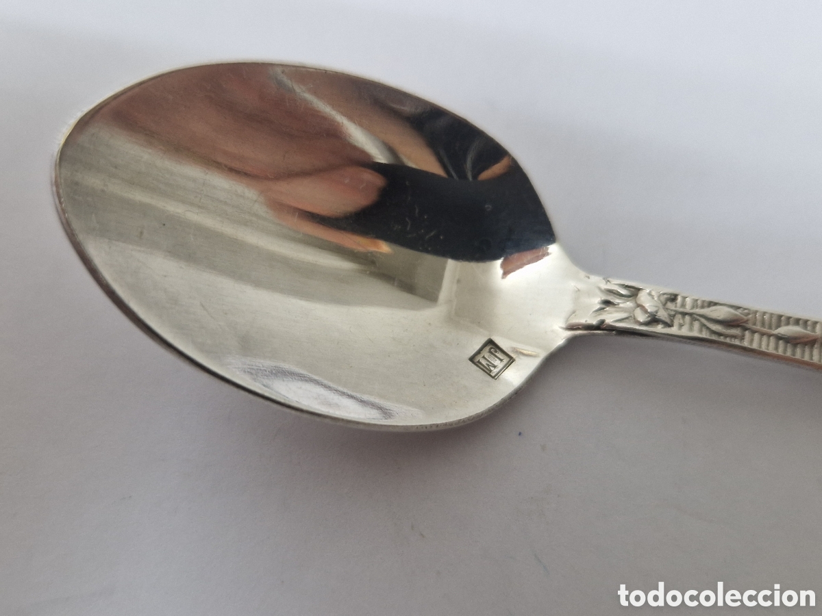 Antig&uuml;edades: CUCHARILLA DE PLATA DE BORDEAUX CONTRASTE - Foto 3