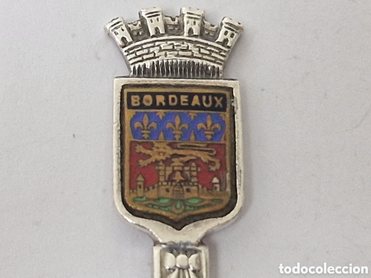 Antig&uuml;edades: CUCHARILLA DE PLATA DE BORDEAUX CONTRASTE - Foto 1