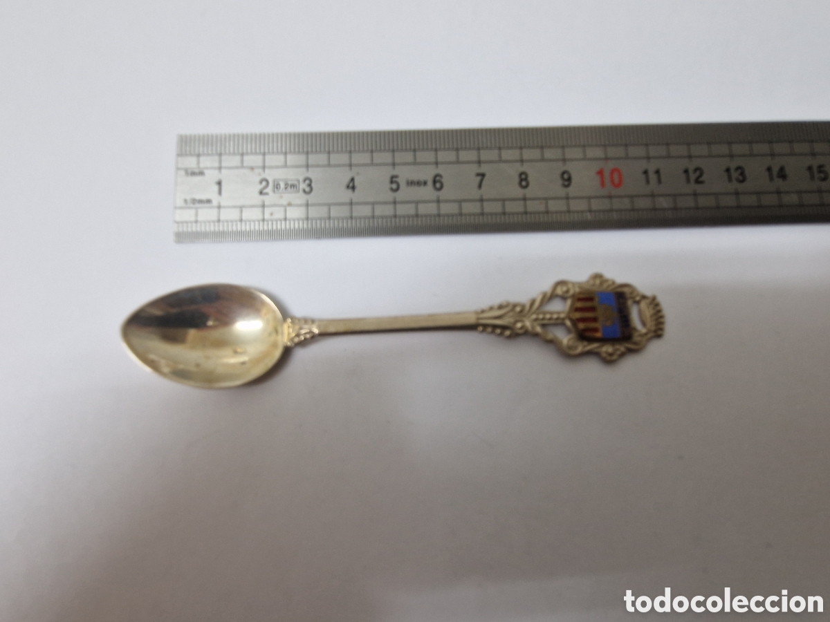 Antig&uuml;edades: CUCHARILLA PLATA CASTELLON CONTRASTE - Foto 3