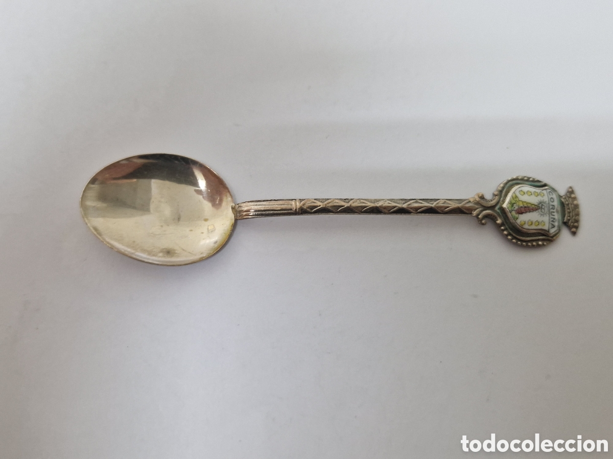 Antig&uuml;edades: CUCHARILLA DE PLATA DE CORU&Ntilde;A CONTRASTE - Foto 2